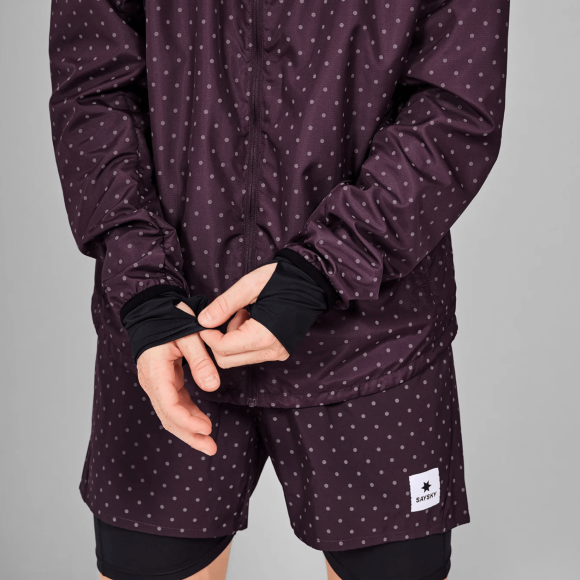 SAYSKY - W REFLECTIVE POLKA LØBEJAKKE