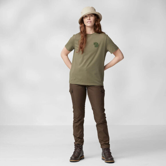 FJALLRAVEN - W FOX BOXY LOGO TEE