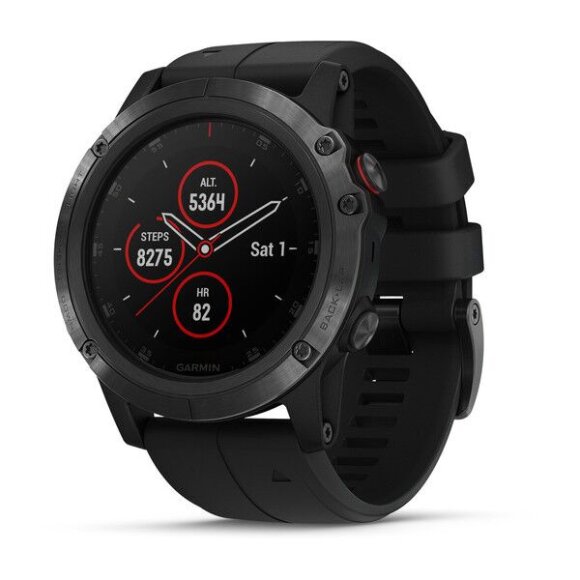 GARMIN  - FENIX 5X PLUS SAPPH GPS BLK