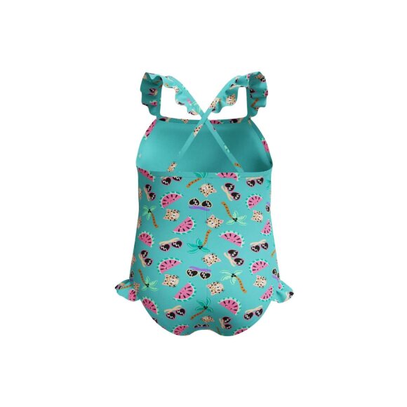 Speedo MNO - GIRLS DIGITAL FRILL SWIMSUIT