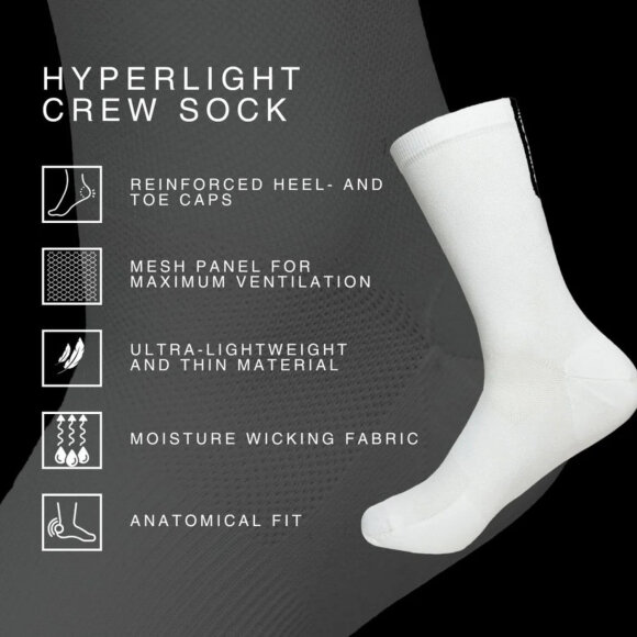 LIITEGUARD - U HYPERLIGTHT CREW SOCK 2-PK