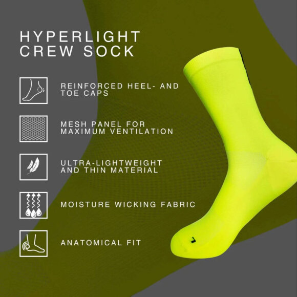 LIITEGUARD - U HYPERLIGTHT CREW SOCK 2-PK