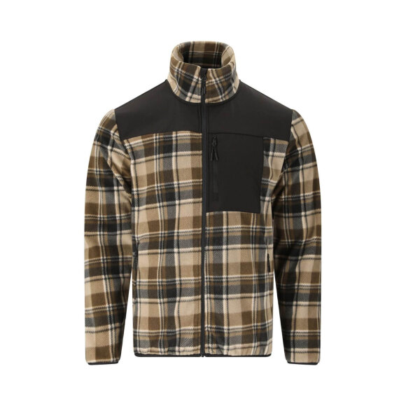 WHISTLER - M ASTRALI CHECKED FLEECE JKT