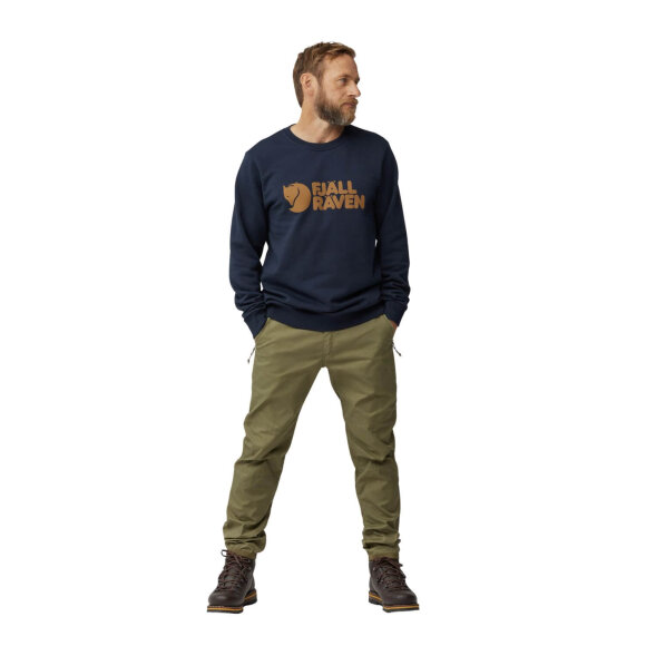 FJALLRAVEN - M FJÄLLRÄVEN LOGO SWEATER