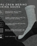 LIITEGUARD - NR2 CREW MERINO HIKING SOCKS LIITEGUARD - NR2 CREW MERINO HIKING SOCKS