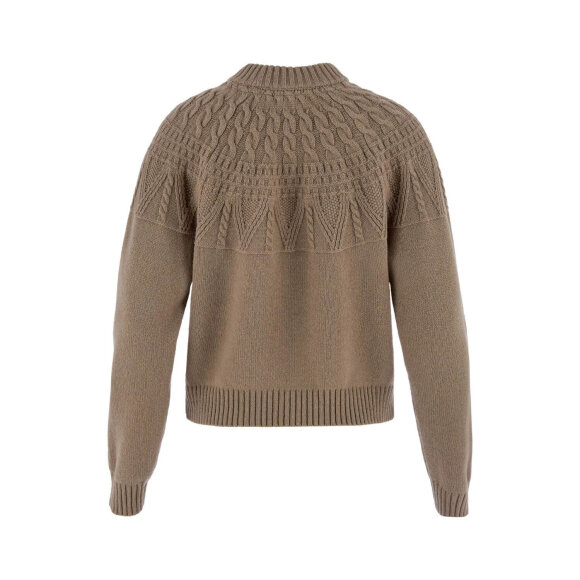 FJALLRAVEN - W ÖVIK SOLID JACQUARD KNIT