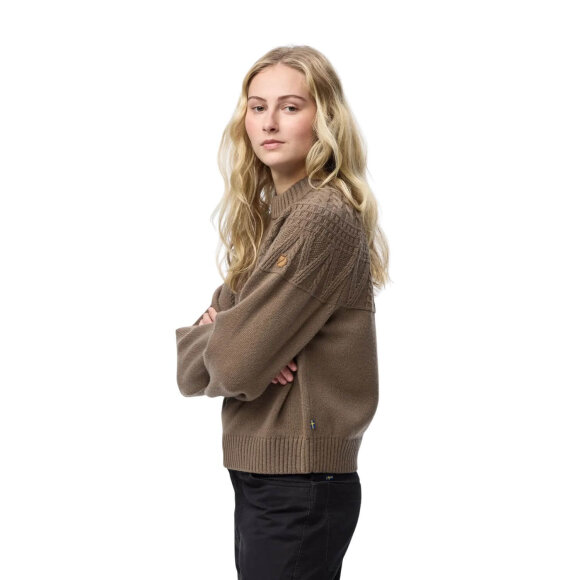 FJALLRAVEN - W ÖVIK SOLID JACQUARD KNIT