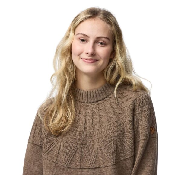 FJALLRAVEN - W ÖVIK SOLID JACQUARD KNIT