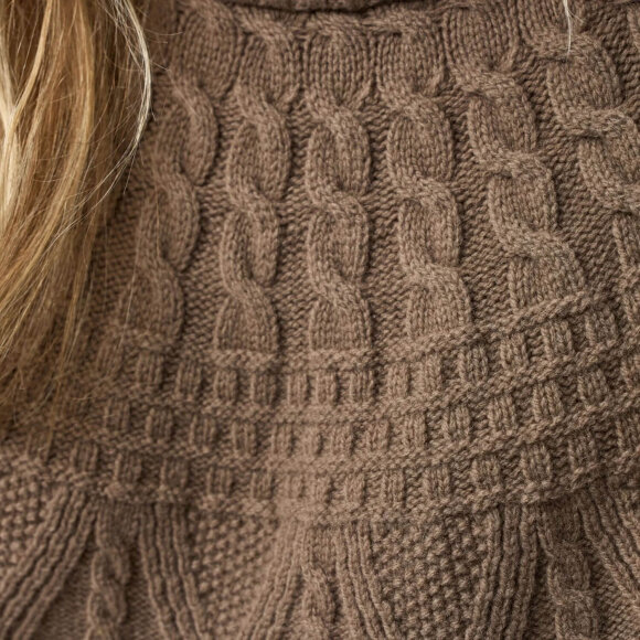 FJALLRAVEN - W ÖVIK SOLID JACQUARD KNIT